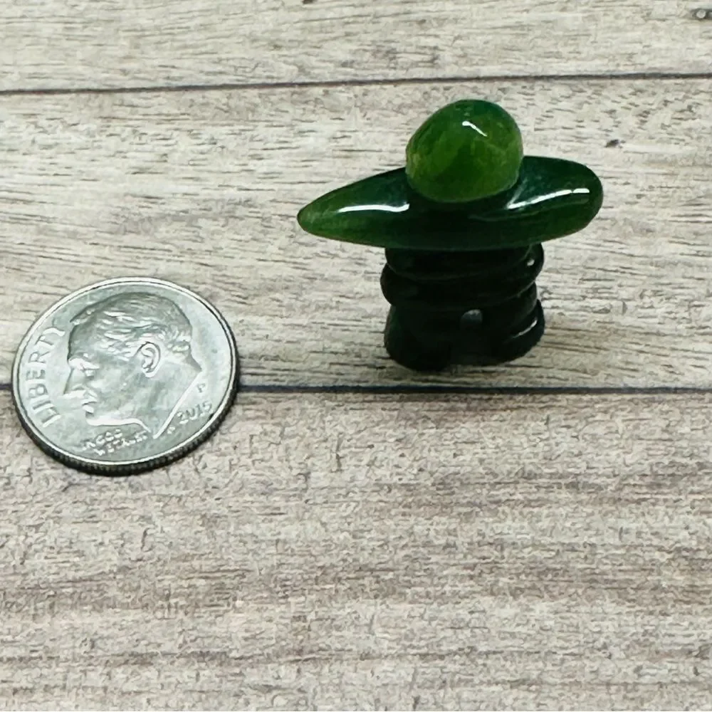Jade Pocket Figure‎ Fetish Mini Figurine 1 In B3